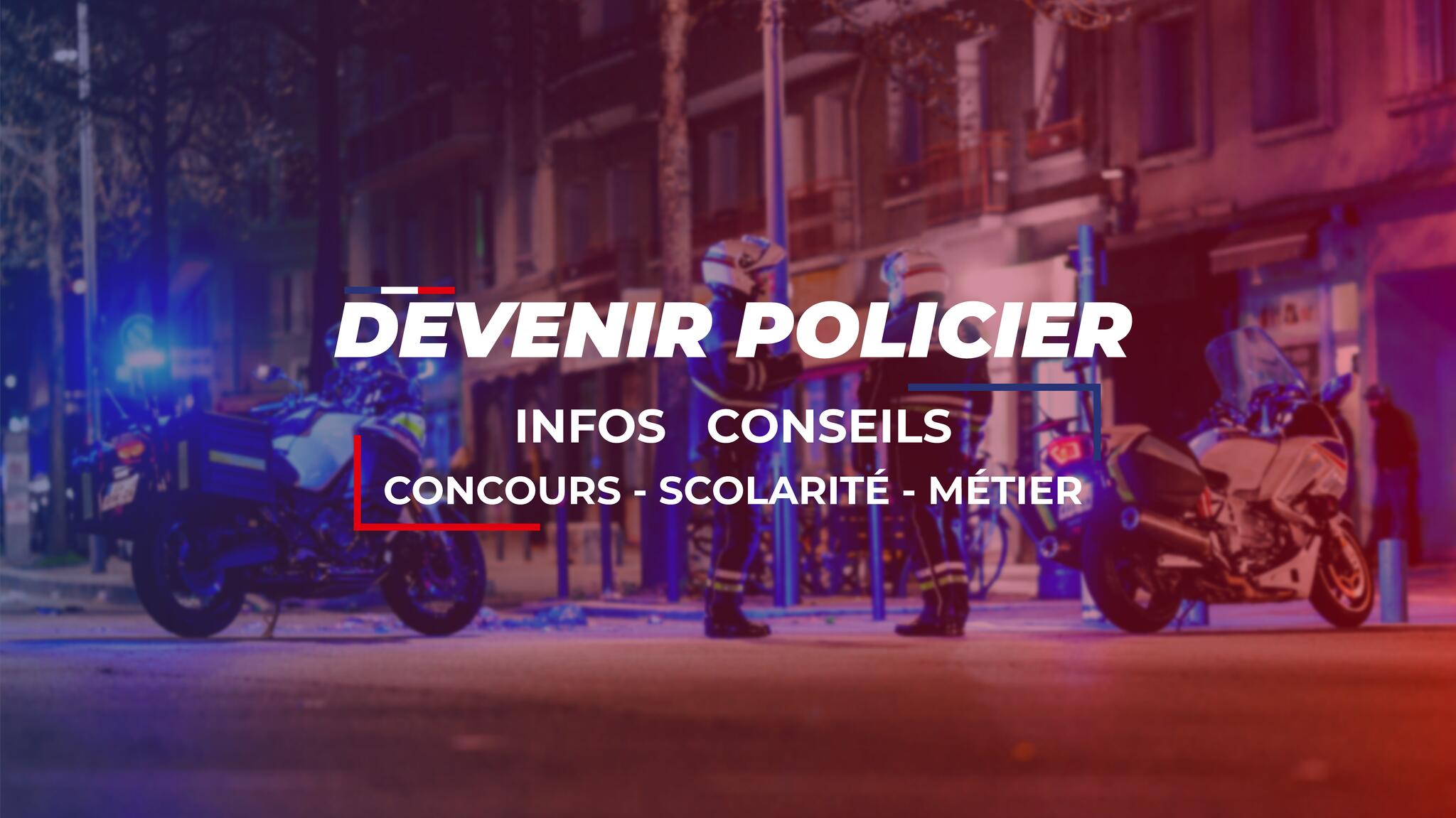 Discovery splash banner for Devenir Policier Discord server
