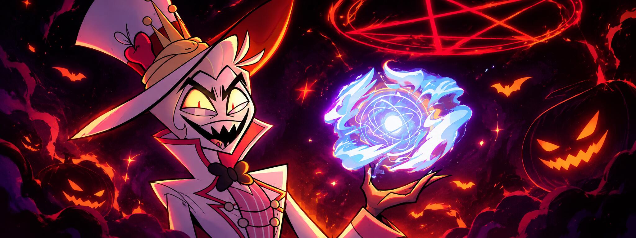 Discovery splash banner for THE PRIDE RING | Hazbin Hotel & Helluva Boss Discord server
