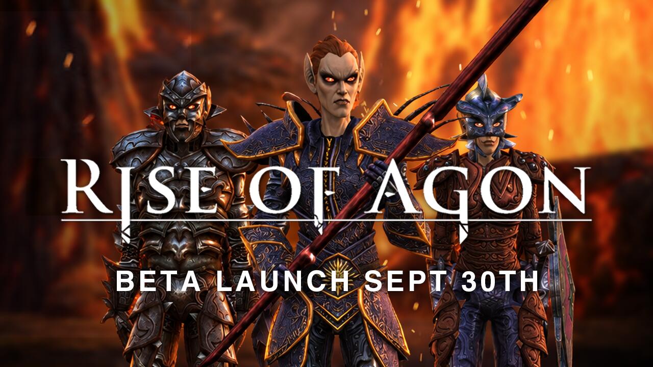 Discovery splash banner for Rise of Agon Discord server