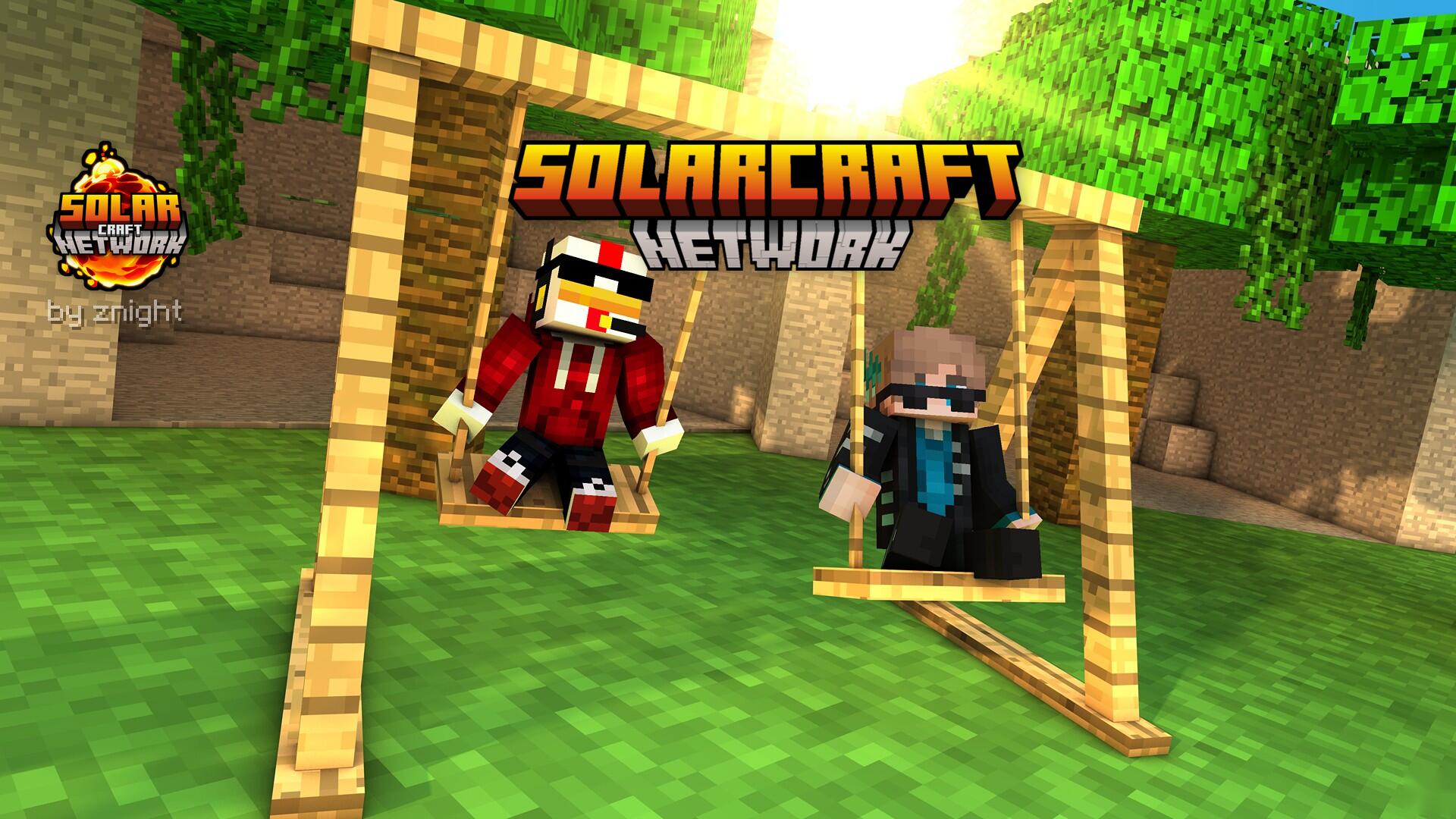 Discovery splash banner for 🔥 SOLARCRAFT NETWORK 🔥 Discord server