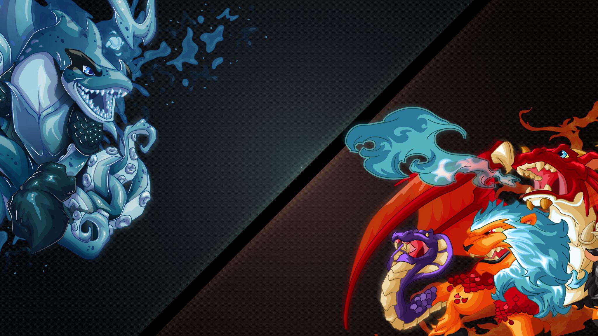 Discovery splash banner for Miscrits: World of Creatures Discord server