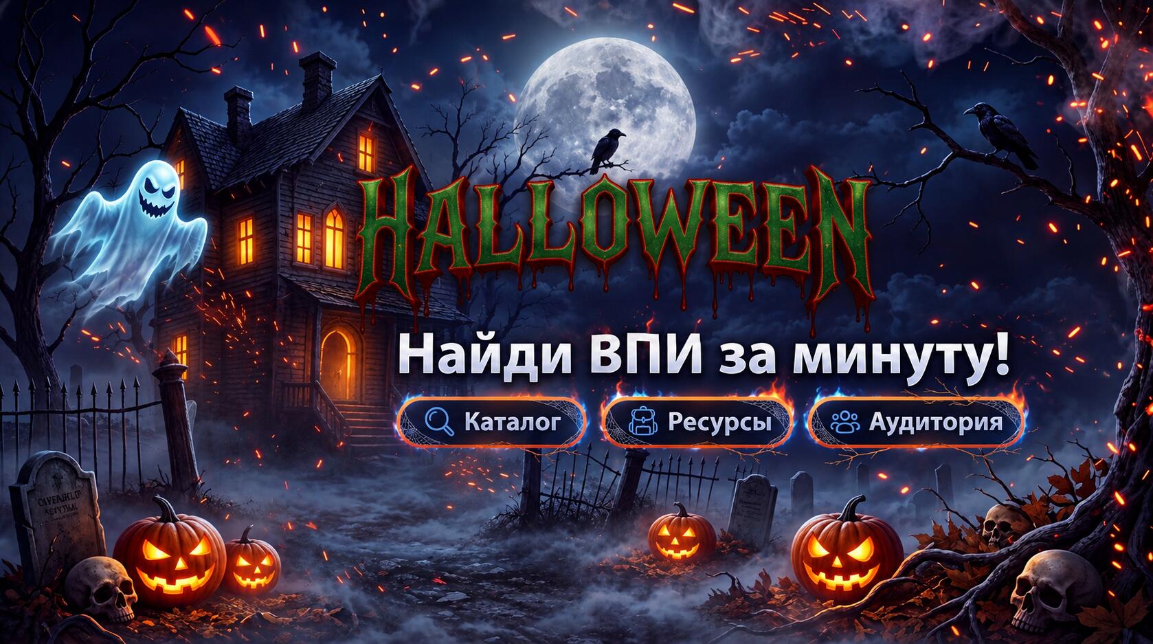 Discovery splash banner for Каталог ВПИ Discord server