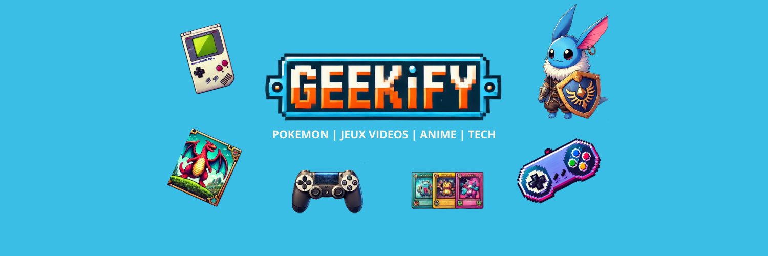 Discovery splash banner for Geekify | Alertes Pokémon TCG FR Discord server