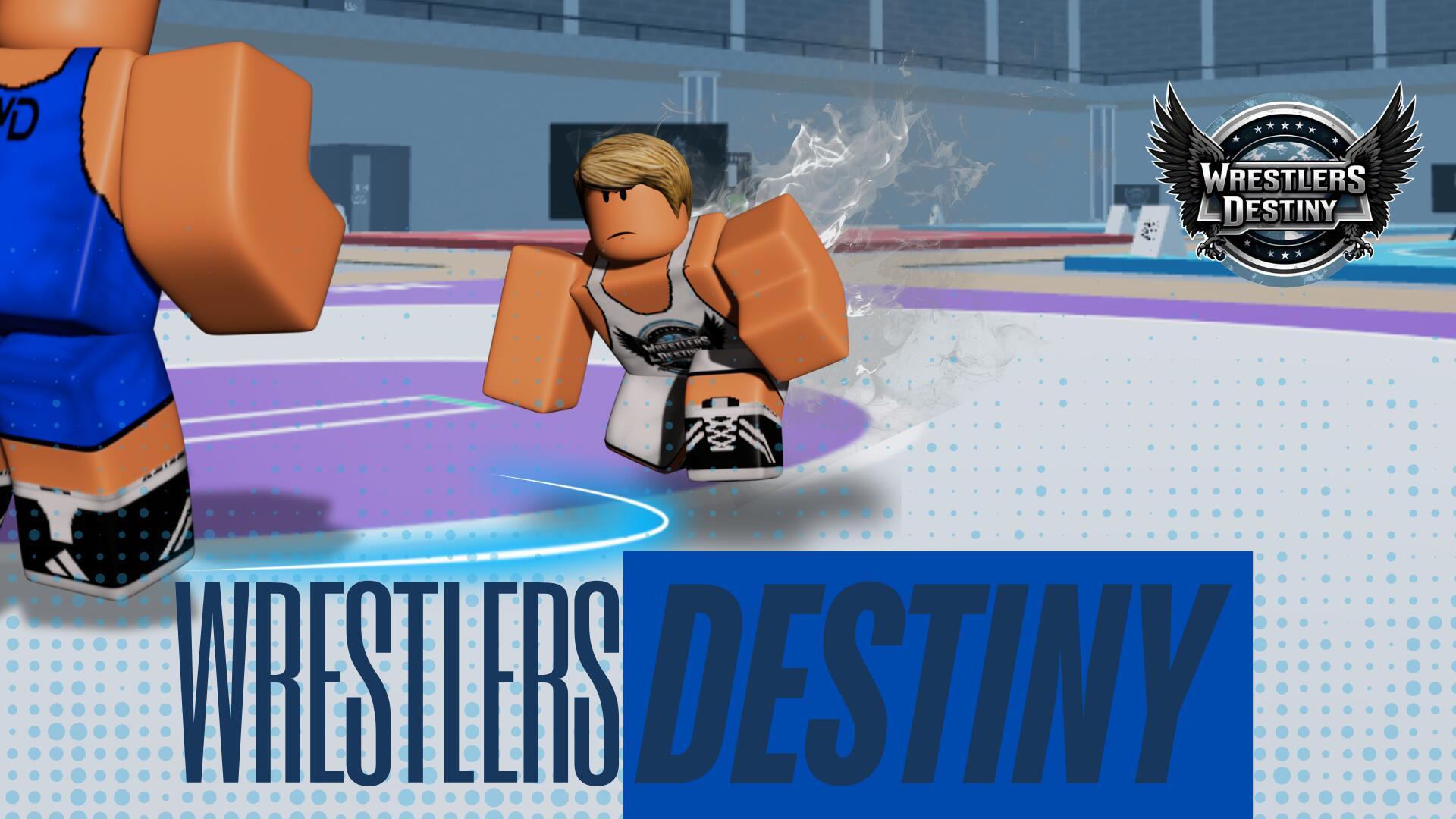 Discovery splash banner for Wrestlers Destiny Discord server