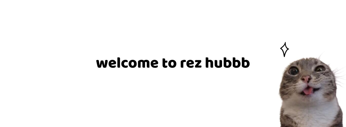 Discovery splash banner for Rez Hub Community Discord server