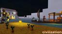 Discovery splash banner for civilization survival game Discord server
