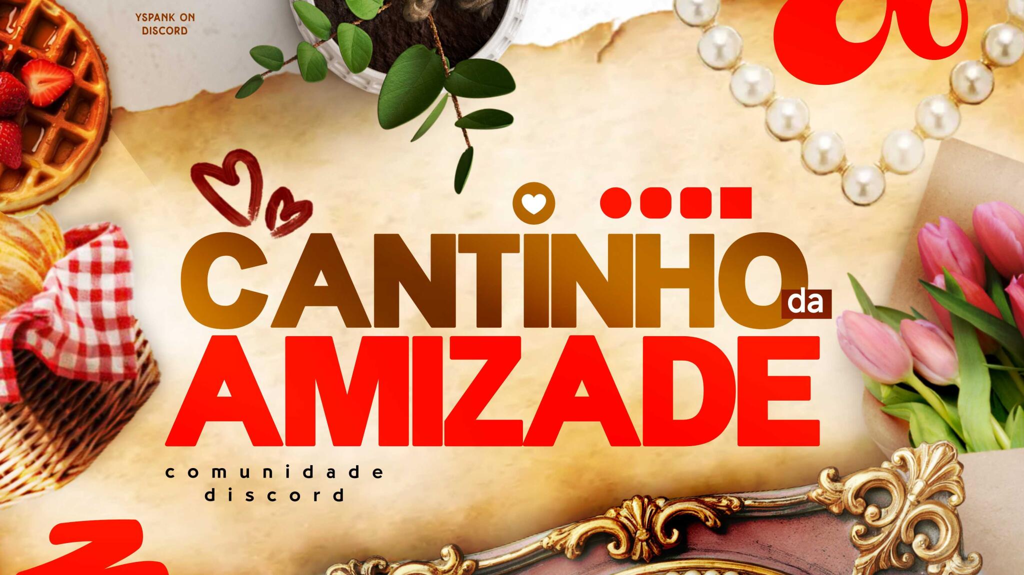 Discovery splash banner for Cantinho da Amizade | Animes & Jogos 🍒 Discord server