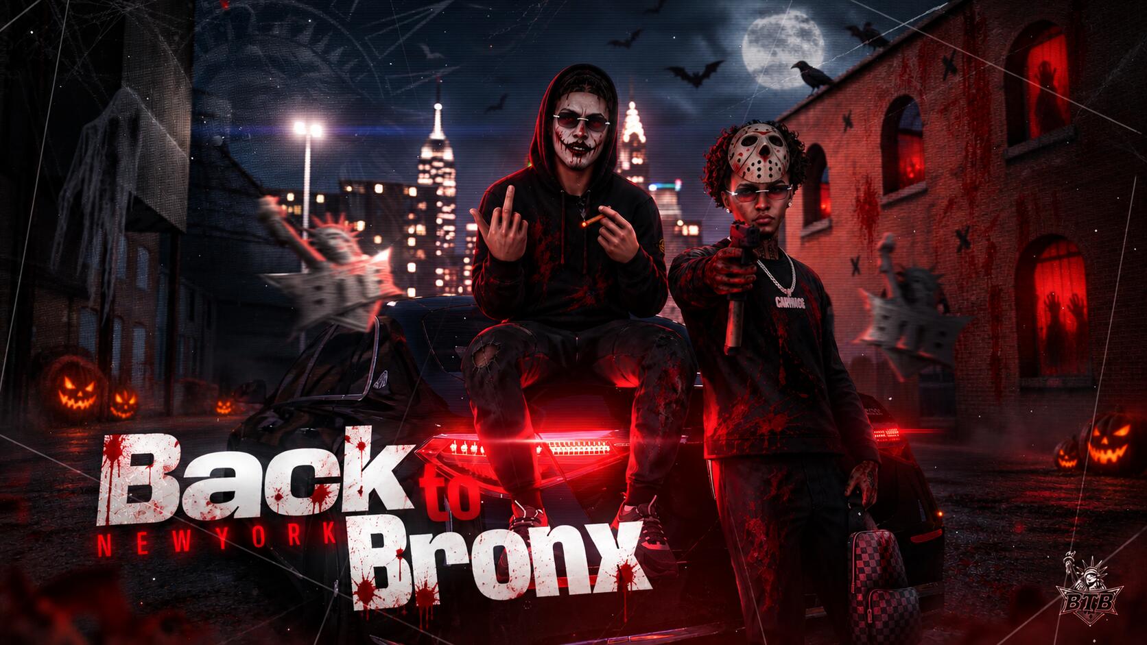 Discovery splash banner for NY: BackToBronx 🎃 Discord server