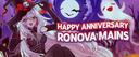 Discovery splash banner for Ronova Mains ✦ Genshin Impact Discord server