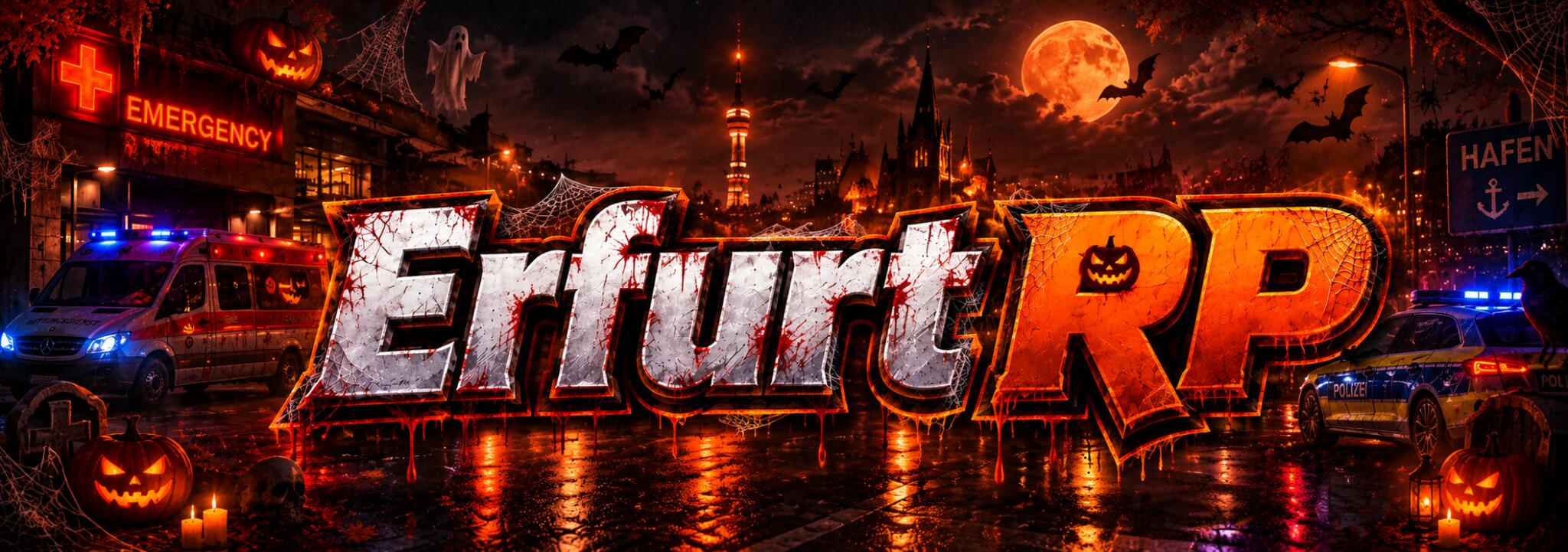 Discovery splash banner for 🎃 EFRP | Erfurt Roleplay🎃 Discord server