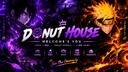 Discovery splash banner for DONUT HOUSE Discord server