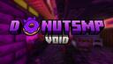 Discovery splash banner for DonutSMP Void Discord server