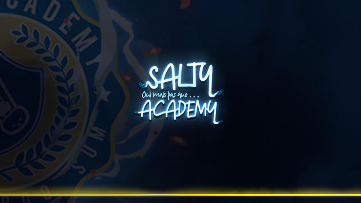 Discovery splash banner for Salty Academy Discord server