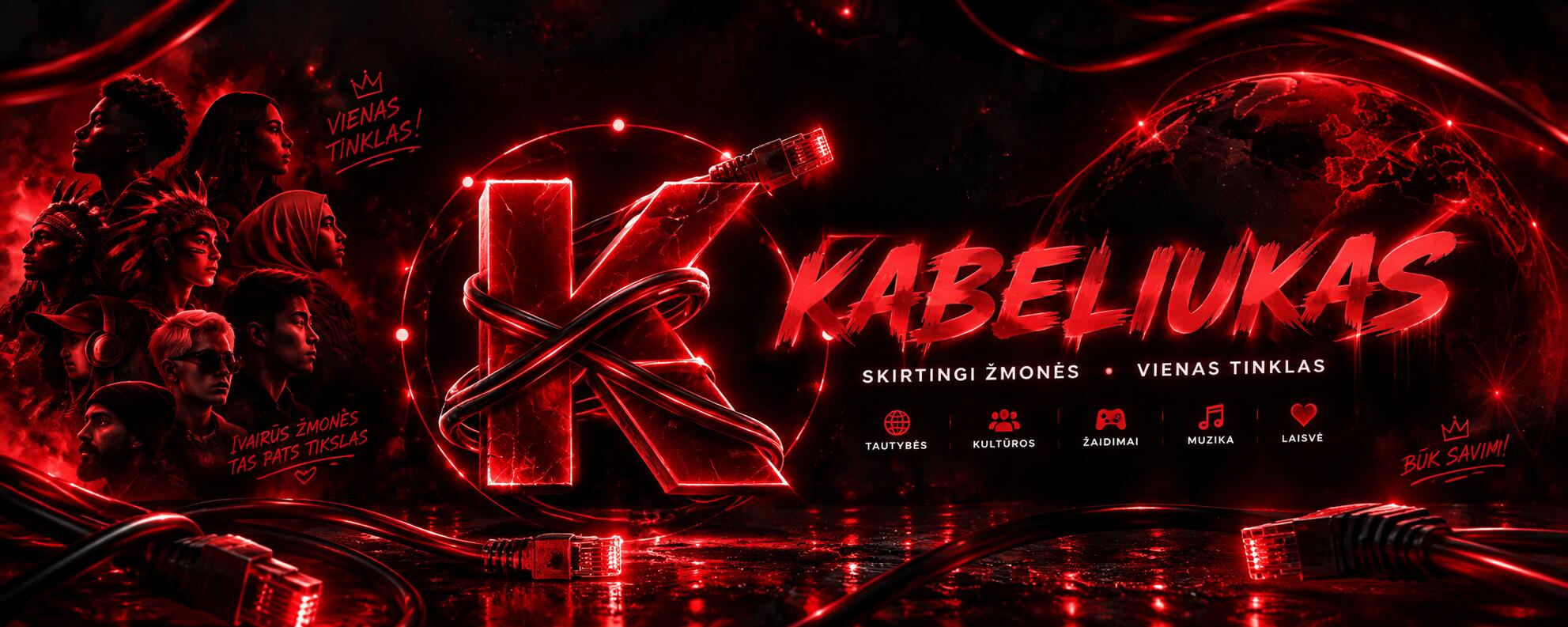 Discovery splash banner for K A B E L I U K A S Discord server