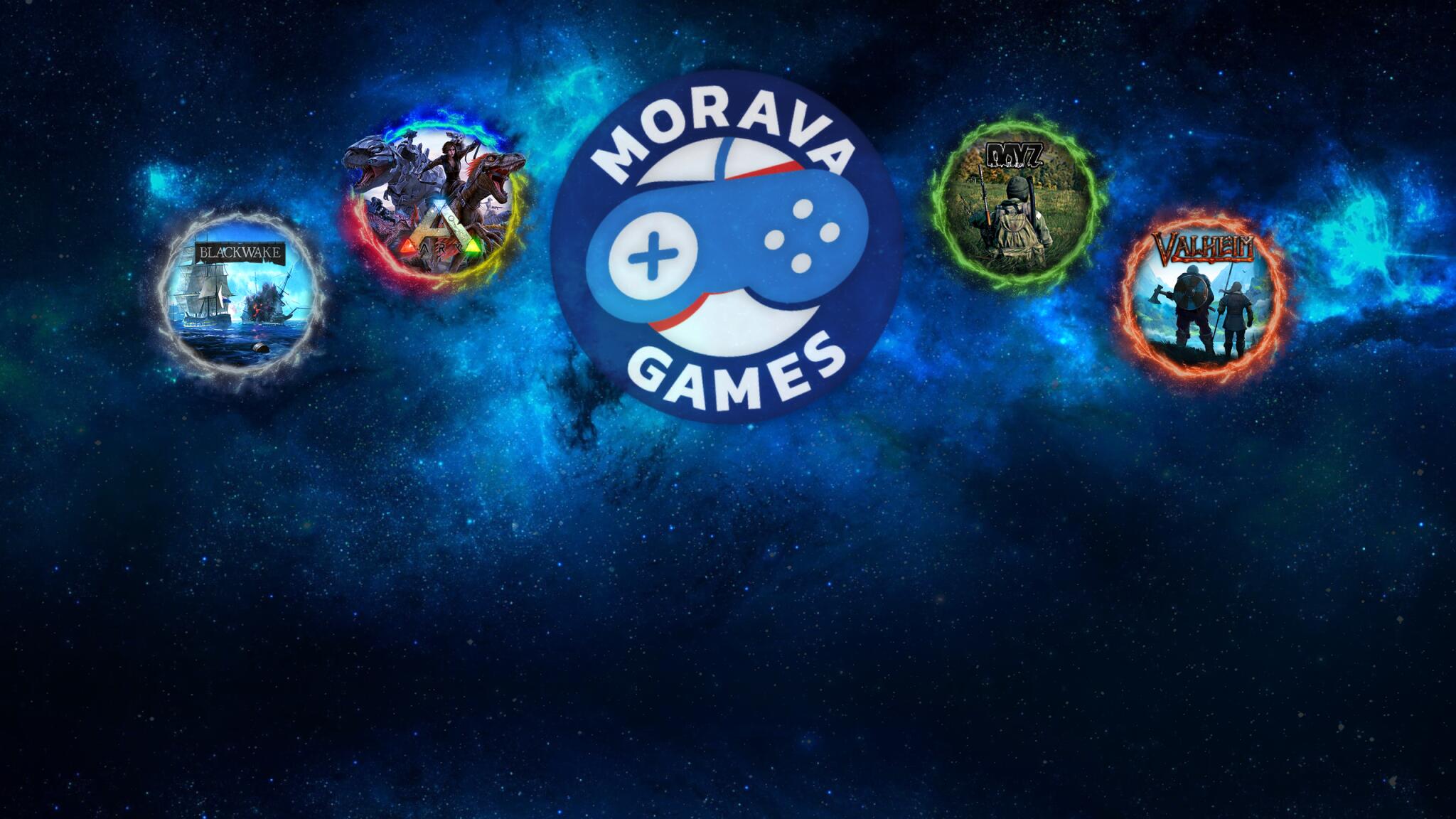 Discovery splash banner for Morava-Games.cz Discord server
