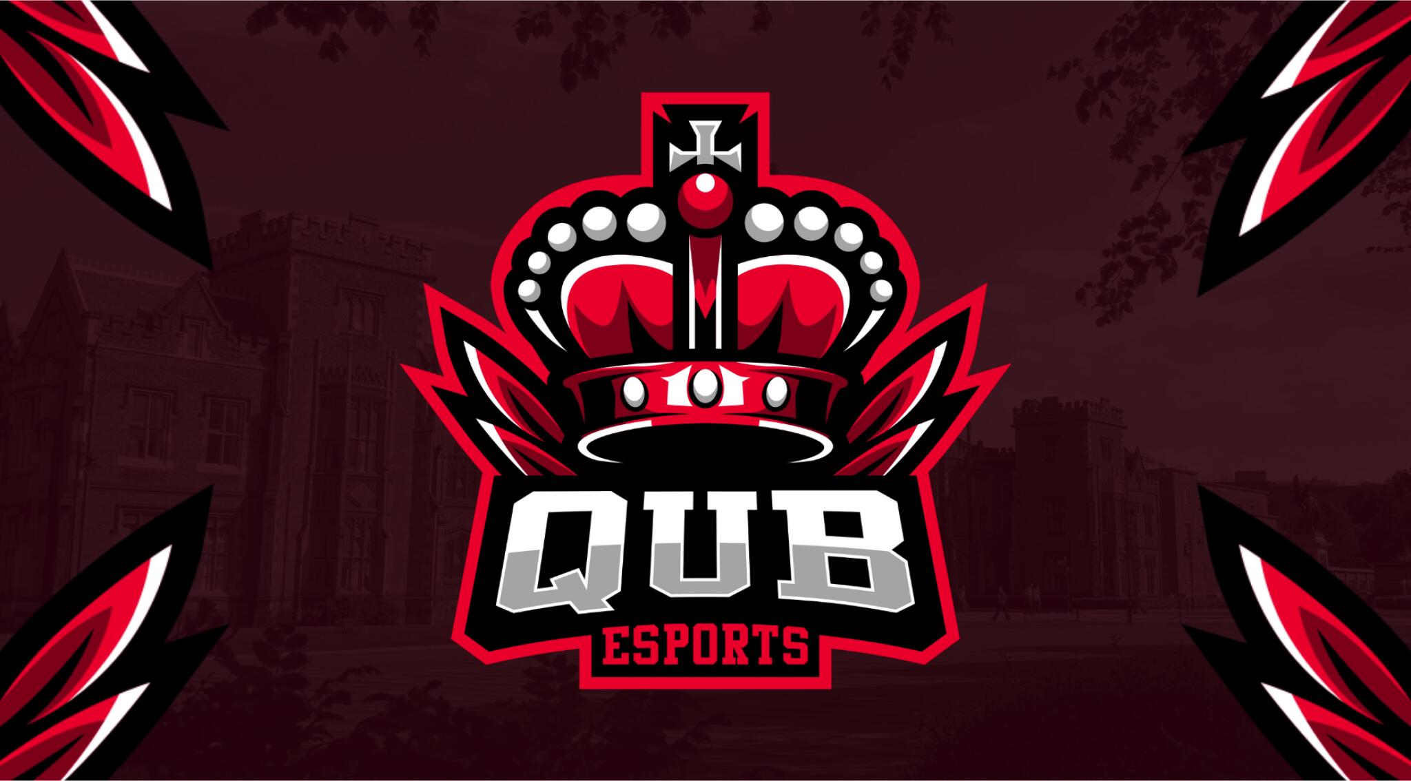 Discovery splash banner for QUB Esports Discord server