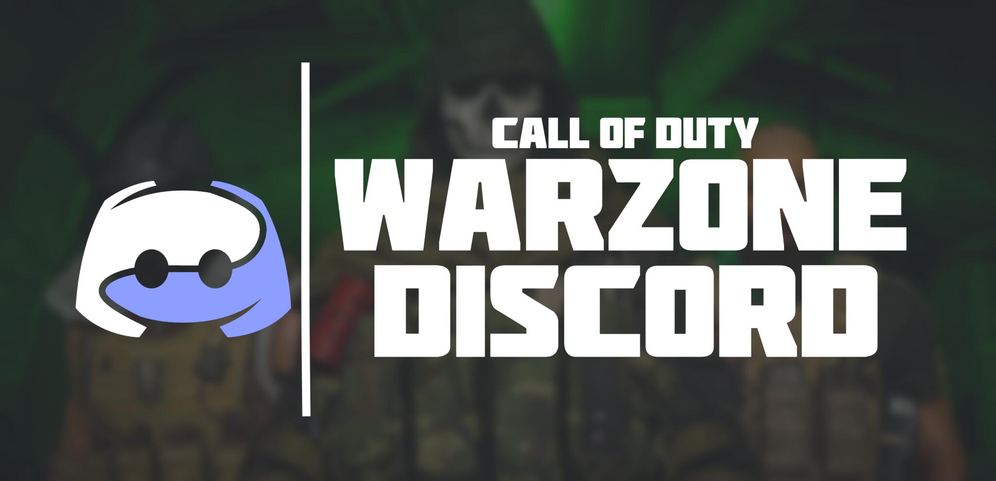Discovery splash banner for Call of Duty: Warzone LFG Discord server