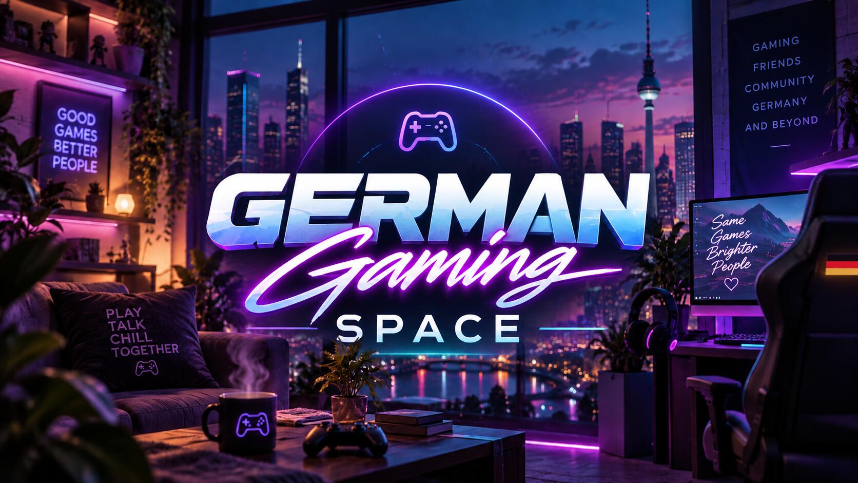 Discovery splash banner for German Gaming Space Discord server