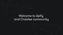 Discovery splash banner for Apify & Crawlee Discord server
