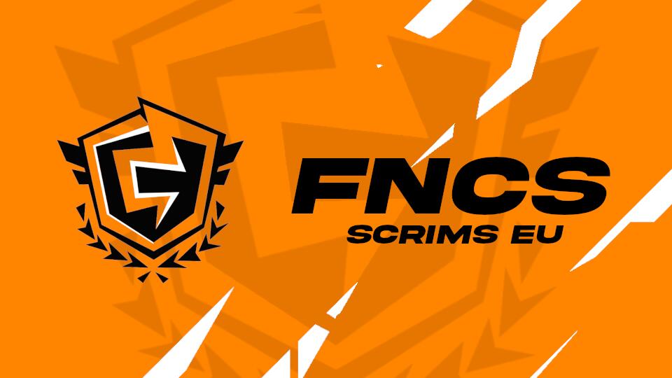 Discovery splash banner for FNCS Scrims EU Discord server
