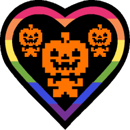 Discovery icon for Deltarune: scary month or something idk Discord server